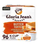 Gloria Jean's Butter Toffee K-Cup Pods 96 Count - Flavored Medium Roast Coffee - Buy Online on GoSupps.com