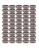 50 Pieces Dark Brown Hair Extensions Clips - 28mm 9-Teeth Rubber Metal Snap Clips for Wigs - Buy Online on GoSupps.com