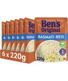 BEN'S ORIGINAL Ben's Original Express Rice Basmati Rice 6 Packs (6 x 220g) Basmati Rice Rice 36.67 g (Pack of 6) - Buy Online on GoSupps.com