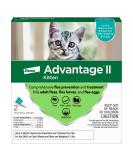 Advantage II Flea Prevention and Treatment for Kittens (2-5 Pounds), 2 pack - Buy Online on GoSupps.com