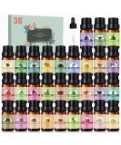 30*10ML Essential Oil Set - 100% Natural Oils for Aromatherapy, Diffuser, Massage, Skin & Hair Care - DIY 0.33 Fl Oz (Pack of 30) - Buy Online on GoSupps.com