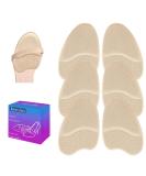3 Pair Metatarsal Pads for High Heels | Comfort Insoles & Foot Cushions for Pain Relief | Morton's Neuroma & Forefoot Pads - Beige - Buy Online on GoSupps.com