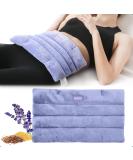 Romfox Microwavable Heating Pad for Pain Relief, Moist Heat for Cramps, Muscles, Joints, Back, Neck and Shoulders, Heat Compress Pillow, for Both Hot and Cold Therapy (Purple - Lavender Scented) - Buy Online on GoSupps.com