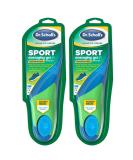 Dr. Scholl s Sport Insoles for Men's 8-14 // Superior Shock Absorption and Arch Support for Reduced Muscle Fatigue // 2 Count - Buy Online on GoSupps.com