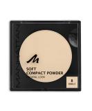Manhattan Soft Compact Powder bright compact powder with powder quaste for a matt even complexion color vanilla 8 1 x 9g 8 vanilla 9 g (1 Pack) - Buy Online on GoSupps.com