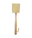 Natural Exfoliating Loofah luffa loofa Bath Brush On a Stick - with Long Wooden Handle Back Brush for Men & Women - Shower Sponge Body Back Scrubber Pack of 1 - Buy Online on GoSupps.com