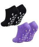Jinlaili Moisturizing Gel Socks - 2 Pairs Infused with Vitamins & Oils for Soft Hydrated Skin - Spa Quality Repair for Dry Feet - Buy Online on GoSupps.com