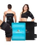 Large Flexible Gel Ice Pack & Wrap for Instant Pain Relief - Cold Therapy for Hips, Shoulders, Elbow, Back, Knees - Ideal for Injuries, Swelling, Arthritis, Bruises & Sprains - Buy Online on GoSupps.com