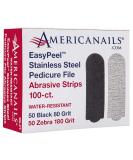 Americanails EasyPeel Pedicure Abrasive Strips - Professional Foot Care Tool for Smooth Feet (100 Pack) - Buy Online on GoSupps.com