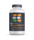 Transforme Flaxseed Oil 1000mg Capsules - Vegan Omega 3 6 9 Soft gels - 360 Count - Gluten Free - UK Made - Buy Online on GoSupps.com