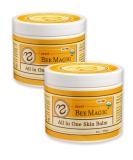 Sweet Bee Magic: Organic All-in-One Healing Skin Cream - Natural Skin Balm Certified Organic Small Batch Made in the USA (2-4 oz Jars - Buy Online on GoSupps.com