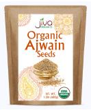 Jiva Organic Ajwain Seeds 1.5 LB Bag - Non-GMO Bishops Weed Carom Seeds - 1.5 Pound Pack - Buy Online on GoSupps.com