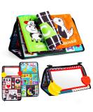 Buy Synearry Montessori Baby Spiegel Toy | Foldable Feeling Book for Newborns & Toddlers | Educational Cognitive Toys 0-12 Months - Buy Online on GoSupps.com