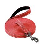 Demigreat Long Dog Leash - 3m/5m/10m/15m/20m Reflective Training Leash with Padded Handle for Small to Large Dogs - 50ft Red Durable Drag Line - Buy Online on GoSupps.com