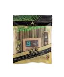 King Palm Slim Size Natural Pre Wrap Palm Leaf Cones | 25 Pack | Corn Husk Filter | Organic Prerolled Cones - Buy Online on GoSupps.com
