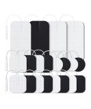 AUVON TENS Unit Replacement Pads Combination Set, 20 Packs Multiple Sizes Electrodes for TENS Unit, Reusable and Latex Free Pigtail TENS Pads for Multiple Pain Relief (2mm Connector) A-white - Buy Online on GoSupps.com