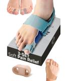 Bunion Corrector for Men & Women | Adjustable Orthopedic Splint & Toe Separators | 3-in-1 Big Toe Straightener - Comfortable Bunion Relief - Buy Online on GoSupps.com