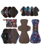13pcs Set Mini Wet Bag + Charcoal Bamboo Mama Cloth/ Menstrual Pads - Buy Online on GoSupps.com