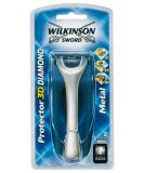 Wilkinson 70708350 Protector 3D Diamond Metal Razor - Precision Shaving Experience Globally - Buy Online on GoSupps.com