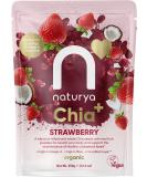 Naturya Chia+ Strawberry Milled Chia Seed Blend 350g - Superfood Boost - Buy Online on GoSupps.com