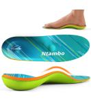 Plantar Fasciitis Orthotic Insoles for Men Women | Arch Support, Heel Pain Relief | UK 9-9.5 (11.02 ) | Green - Buy Online on GoSupps.com