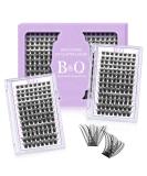 Eyelash single 208 PCs B & Q DIY LASH clusters for beginners Reusable eyelash tufts Single eyelashes for eyelash extensions at home Individual lashes eyelashes extension (D-8-16Mix B02+B02) - Buy Online on GoSupps.com