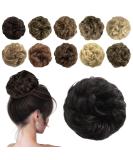 Sofeiyan Hair Part Hair Tie Updos | Wavy Messy Chignon Extensions for Women - Natural Black 40g - Buy Online on GoSupps.com