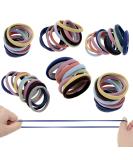 60 Pack Neutral Color Nylon Seamless Elastic Ponytail Holders - Women Hair Ties - Buy Online on GoSupps.com