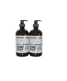 Newport Home and Body Co Hand Soap, Wild Lavender, 2 Glass Bottles 16 fl oz each - Buy Online on GoSupps.com