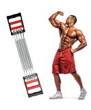 Inheming Adjustable Chest Expander | 5-String Fitness Training Device for Muscle Arm & Strength Training - Buy Online on GoSupps.com
