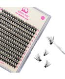 Q&D LASH Lash Clusters - 240 PCS Reusable Individual Lashes | DIY Eyelash Extensions | Black Mink | 0.07-D-10MM - Buy Online on GoSupps.com