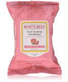 Burt's Bees Pink Grapefruit Facial Cleansing Towelettes - 60 Towelettes (2 Pack) - Buy Online on GoSupps.com