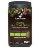 PlantFusion Alkalizing Super Greens Powder - Fermented Greens Superfood Powder Blend with Digestive Enzymes Probiotics & Prebiotic Fiber - Organic Non-GMO Vegan Gluten-Free - 8.46 oz 30 Servings - Buy Online on GoSupps.com