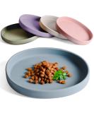NE & NO Food Bowl for Small Dogs & Puppies - Silicone Wide Design for Dry & Wet Food - Travel & Camping Bowl (Steel Blue) - Buy Online on GoSupps.com