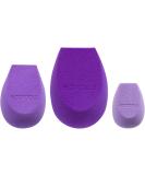 EcoTools Bioblender Makeup Sponge Trio - Large, Medium, Small | Cruelty Free, Vegan Beauty Sponges for Liquid and Cream Foundation - 3 Pack - Buy Online on GoSupps.com
