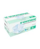 Buy SF Mundschafts 50-Pack Medical Surgical Masks - EN 14683 Certified 3-Layer Disposable Face Masks for Mouth & Nose Protection - Buy Online on GoSupps.com