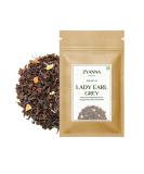 Zyanna Lady Earl Grey Tea - Premium Black Tea with Bergamot Oil Orange Peels(3.53oz-100g-50 Cups) Loose Tea-Eco Friendly Packing-Natural Ingredients-Brew Hot or Iced Tea - Buy Online on GoSupps.com