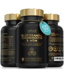 High Strength Glucosamine Chondroitin MSM Tablets | 120 Glucosamine Sulphate Tablets with Collagen & Ginger | Made in UK for Men & Women - Buy Online on GoSupps.com