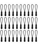 DONQL 30-Piece Black Zipper Handle Replacement Pulls - Nylon Zipper Loops for Clothing Backpacks & Outdoor Sports - Buy Online on GoSupps.com