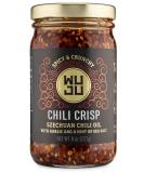WUJU Chili Crisp Chili Oil Chili Sauce Chili Garlic Sauce Chinese Hot Sauce Heat with Crispy Texture Clean Natural Ingredients Made in USA - 8 Ounce Original 8 Ounce (Pack of 1) - Buy Online on GoSupps.com