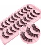 Losha DD Curl Russian Strip Lashes 10 Pairs Pack - Wispy False Eyelashes for Lash Extension Look (D03) - Buy Online on GoSupps.com
