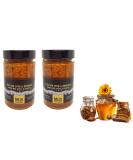 Pure Greek Honey with Pollen and Propolis | 500g (2 x 250g) | The Antioxidant Superfood | Unpasteurized unheated unprocessed | Loaded with Important Nutrients - Buy Online on GoSupps.com