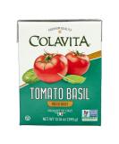 Colavita Tomato Basil Pasta Sauce Recart 13.76 Oz (Pack of 16) | Authentic Italian Recipe with Fresh Non-GMO Ingredients | Gluten-Free and Sustainable Packaging from Italy - Buy Online on GoSupps.com