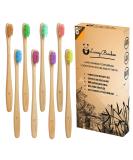 Lamcy Bamboo Toothbrushes for Adults with Medium Bristles | Pack of 8 Natural Bamboo Toothbrush | Eco-Friendly Natural Wooden Toothbrush | Organic Biodegradable Handle | BPA Free Tooth Brushes Adults - 8 Pack - Buy Online on GoSupps.com