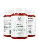 Vegan Fibre Gummies 3000MG - Berry Flavour - High Strength Prebiotic Tapioca Chicory Root - 1 Month Supply - Buy Online on GoSupps.com