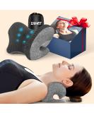 ZAMAT Neck and Shoulder Relaxer with Magnetic Therapy Pillowcase Neck Stretcher Chiropractic Pillows for Pain Relief Cervical Traction Device for Relieve TMJ Headache Muscle Tension Spine Alignment Grey - Buy Online on GoSupps.com