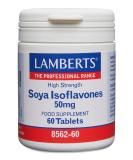 Lamberts Soy Isoflavones 50mg 60 Tablets - Natural Menopause Support - Buy Online on GoSupps.com