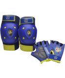 Paw Patrol Blue Skye and Chase Pad & Glove Set - Kids Cycling Accessories - Buy Online on GoSupps.com