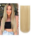 Feshfen 4PC Clip In Hair Extensions - Dark Golden Blonde 50cm Synthetic Smooth Hair for Women - Buy Online on GoSupps.com