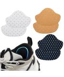 PROUSKY Heel Cushion Inserts - Self-Adhesive Heel Grips for Loose Shoes - Anti-Slip Foot Insoles Sticker - 6 Pieces (Blue/Beige/White) - Buy Online on GoSupps.com